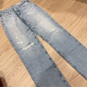 AG Adriano Goldschmied Light Blue Denim Jeans